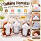 🎄✨Christmas Promotion✨🎁 | Only £7.99! Perfect Christmas Gift 🎀❄️Talking Hamster Plush – repeats whatever you say, auto head-shaking, hilarious fun for kids & adults