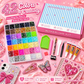 💕LAST DAY-50% OFF✨️AB Color Jelly Flatback Resin Rhinestones Kit with Storage Organizer Box Glue and Tools for DIY Nail Art Clothes and Phone Case Decoration