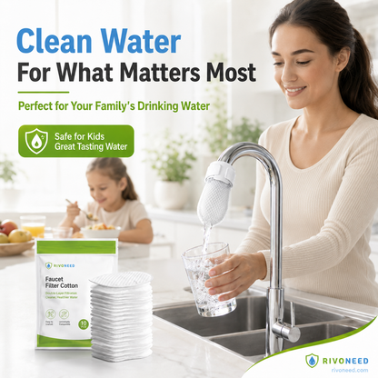🥳2026 HOT SALE⚡50K+ SOLD!💥Anti-Splash Kitchen Faucet Cotton Filter for Sediment & Rust Removal