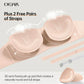 ✨️✨️Womens Strapless Bras Push Up Bandeau Bra Non Slip Wireless Supportive Padded Bras Seamless Comfortable Tube Jelly Bra