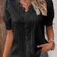 🔥HOT SALE 49% OFF🔥V Neck Plain Lace Elegant Shirt