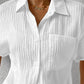 💥This Week's Special price ￡9.99!!🎁2025 Women's Button Placket Casual Cotton Shirt