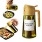 🎁2-in-1 Glass Oil Sprayer & Dispenser | Food Safe & Leak-Proof