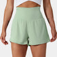 ✨️2025 New Hot Sales🥰High Waisted 2-in-1 Yoga Shorts & Side Pockets