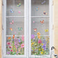 ✨LAST DAY SALE 49% OFF!-💐Colorful Floral Bouquet Window Sticker 🖼️