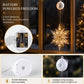 🎄🎅 CHRISTMAS MEGA SALE! 🎁 ONLY £7.99! 💖DIY Christmas Snowflake Suction Cup LED Lights ✨ | Battery Operated, Warm & Multi-Colour, Window Suction Lights, Christmas Home & Party Decor