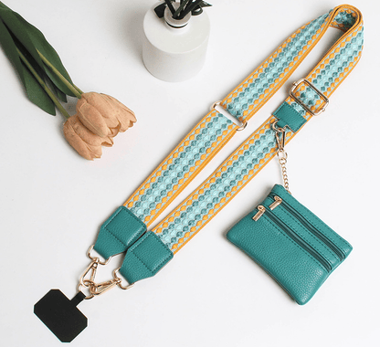 ❣️HOT SALE-60% OFF📱Crossbody Phone Strap with Zippered Pouch