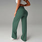🔥NEW YEAR SALE - ONLY £14.99!!⚡50K+ SOLD!💕Women's Plain Loose Straight Leg Pants