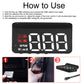 ⏳2025 New-Save 50%🔥Car HUD Speedometer Display Windshield Projector🚗