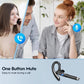 🎁New Bluetooth Trucker Headset🎧 – 80H Playtime, Noise Cancelling, Dual Mic