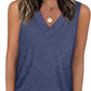 💖LAST DAY SALE: ￡9.99!!🏆Flash Sale🔥Women's Sleeveless V-Neck Slimming Loose Fit Casual Tank Top🎽