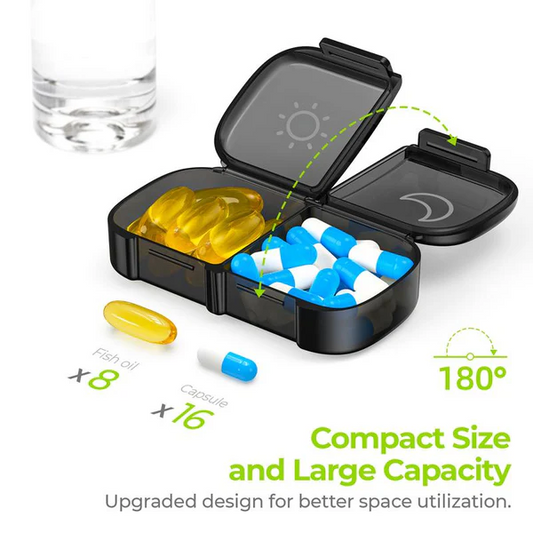 ⏳2025 New-Save 50%✨️AM PM Weekly Pill Organizer – Travel-Friendly, Large Capacity & BPA-Free