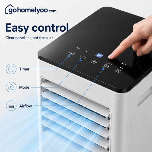 🌬️Portable 3-in-1 Quiet Fan Air Conditioner✅Factory Direct Sales⌛Free UK Delivery💥Limited Quantity