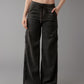 💥LAST DAY SALE 49% OFF!!🎁Linen-Blend Wide-Leg Cargo Pant