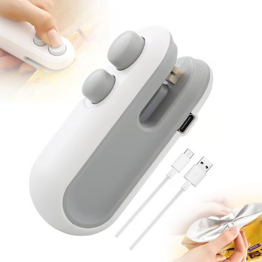 🔥NEW YEAR SALE⚡50K+ SOLD!💝Rechargeable 2-in-1 Bag Sealer & Cutter🎁