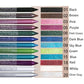 💧14-Pack Waterproof Colored Gel Eyeliner Pencil – Metallic & Shimmer Finishes, Smudge-Proof（Pencil sharpener color is random）
