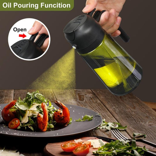 🎁HOT SALE💕2 in 1 Glass Oil Sprayer & Dispenser