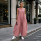 🌸Women's Sleeveless V-Neck Wide-Leg Jumpsuit with Pockets