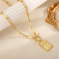 🏆Flash Sale⚡50K+SOLD! Almost Gone💥Cross Pendant Paperclip Chain Necklace, 14K Gold & Silver Plated, Unisex, Waterproof and Sweat-Resistant, Fade-Proof
