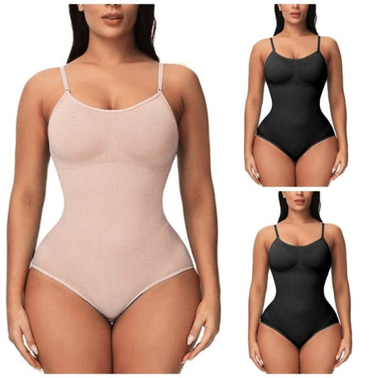 🔥🖤Black Friday Sale:49% OFF🔥Smoothing Seamless Full Bodysuit(Open crotch design)