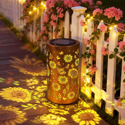 🔥HOT SALE 49% OFF-🌞Colorful Sunflower Glow Solar Garden Lantern