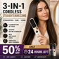 🔥HOT SALE 50% OFF💇‍♀️🔥 3-in-1 Cordless Hair Straightening Brush – Straighten, Curl & Detangle – USB-C Rechargeable with 4 Heat Settings – Perfect Hair Anywhere! ✨