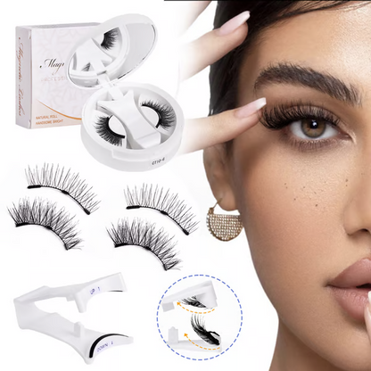 🏆#1 Bestselling Buy 1 Get 1 Free🏆- 🤩Reusable Premium Self-Adhesive Eyelashes | Easy, Quick, Safe! 💖