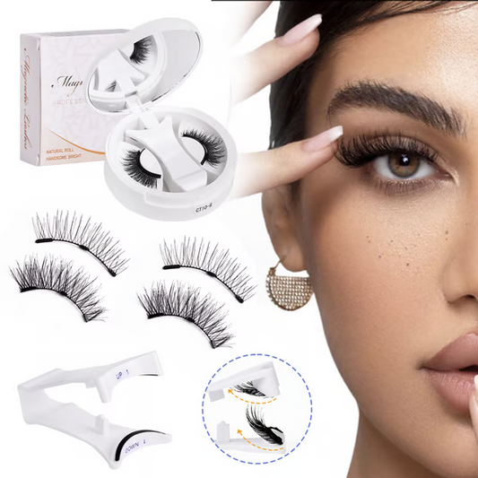 🏆#1 Bestselling Buy 1 Get 1 Free🏆- 🤩Reusable Premium Self-Adhesive Eyelashes | Easy, Quick, Safe! 💖