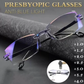 🎁Limited Time Buy 1 Get 1 Free⏳ Sapphire Anti-Blue Progressive Reading Glasses for Far & Near