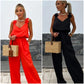 🔥49% Off New Products Hot Sale🔥Women's Sleeveless Wide Leg Jumpsuit