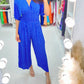 🔥HOT SALE  50% OFF💝Polka Dot Printed Elastic Waist Jumpsuit