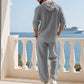 ⏳Limited time 60% OFF⏰Men's Hooded Casual Loose Top & Pants 2-Piece Set
