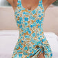 🩱2026 Summer Seaside Trend Swimwear👙Women's Tummy Control Slim Fit Plus Size One Piece Swimsuit