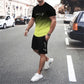 🏖️Summer Cool Deal: ONLY ￡15.99!!😎Men's Gradient Color T-Shirt & Shorts Set