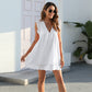 🍹Summer Hot Sales 50%OFF☀️Summer V-neck short-sleeved hollow lace dress