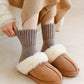 🔥❄️Hot Sale-Buy 1 Get 5 Packs✨❄️5 Pairs Women's Solid Mid-calf Socks
