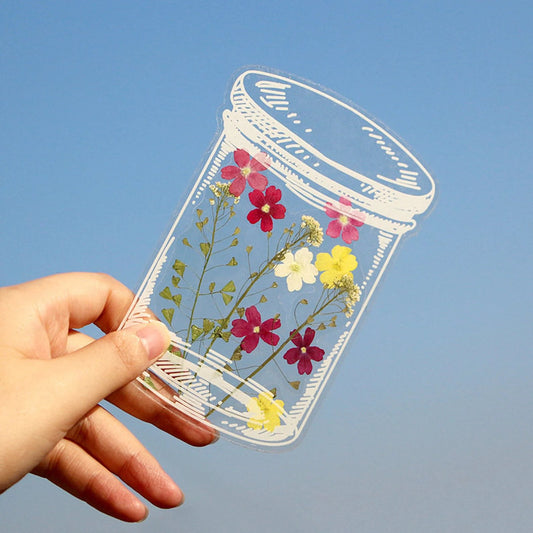 💐SPRING DAY SALE- ONLY £6.99!!⚡50K+ SOLD!✨40pcs Transparent Dried Flower Bookmarks-DIY Gifts Bookmarks