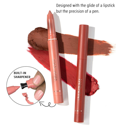 💞LIMITED SALE BUY 1 GET 1 FREE!!✨Rotating Sharpenable Matte Lipstick Pencils