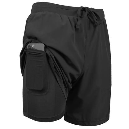 ✨️HOT SALE 50% OFF✨️Men's 2-in-1 Quick-Dry Sports Shorts