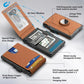 🔥Last Day 49% OFF-Men's Simple Bifold Wallet- with Pop Up Aluminum Case Money Clip Slim Leather Slots Credit Card Holder RFID Blocking Bifold Minimalist Wallet(🎁Perfect Gift)