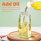 🎁2-in-1 Glass Oil Sprayer & Dispenser | Food Safe & Leak-Proof