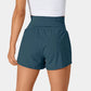 🔥2024 New Hot Sales🔥High Waisted 2-in-1 Yoga Shorts & Side Pockets