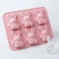 ⏳Last Day Special Price ￡6.99!!🐇🐰 Mini Highland Cow/Rabbit Ice Cube Mold – Cute 3D Ice for Drinks, Parties & Gifts