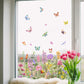 ✨LAST DAY SALE 49% OFF!-💐Colorful Floral Bouquet Window Sticker 🖼️