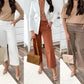 👖🍂 2025 AUTUMN HOT SALE 50% OFF💷Stretch Twill Cropped Wide Leg Pants