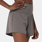 ✨️2025 New Hot Sales🥰High Waisted 2-in-1 Yoga Shorts & Side Pockets