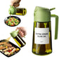 🎁2-in-1 Glass Oil Sprayer & Dispenser | Food Safe & Leak-Proof