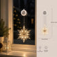 🎄🎅 CHRISTMAS MEGA SALE! 🎁 ONLY £7.99! 💖DIY Christmas Snowflake Suction Cup LED Lights ✨ | Battery Operated, Warm & Multi-Colour, Window Suction Lights, Christmas Home & Party Decor