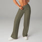 🔥NEW YEAR SALE - ONLY £14.99!!⚡50K+ SOLD!💕Women's Plain Loose Straight Leg Pants
