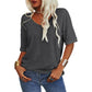 🔥Hot Sale 49% OFF - 💝Women's Solid Color V-Neck T-shirt